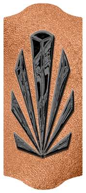 DARAY-C-602-BK-SH-CP Black Sunburst Shimmer Copper